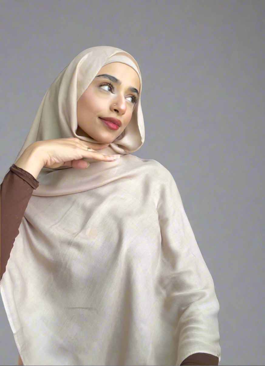 Light Sand Modal Hijab Set