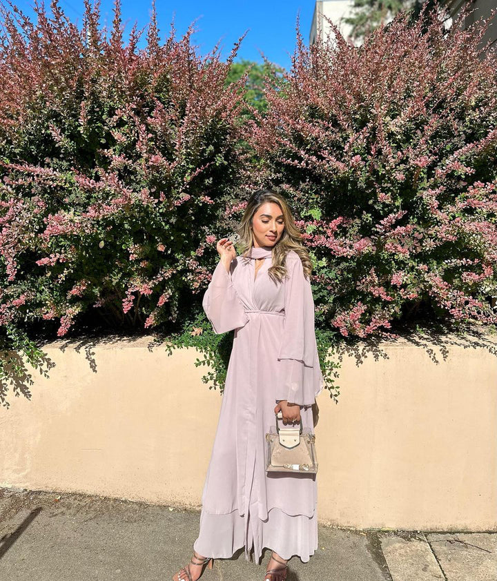 Sajal Abaya Pink