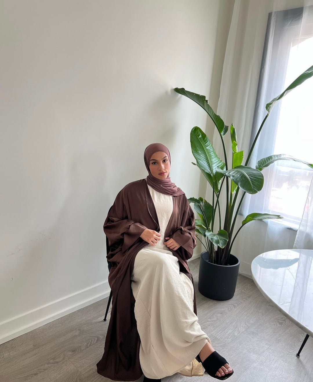 Grace Brown Abaya