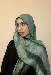 Cucumber Printed Modal Hijab