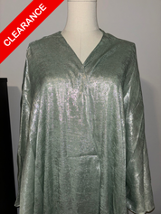 Sage Shimmer Abaya