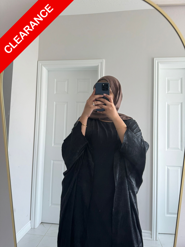 Black Shimmer Abaya