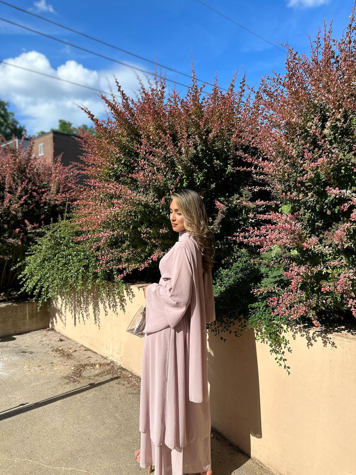 Sajal Abaya Pink