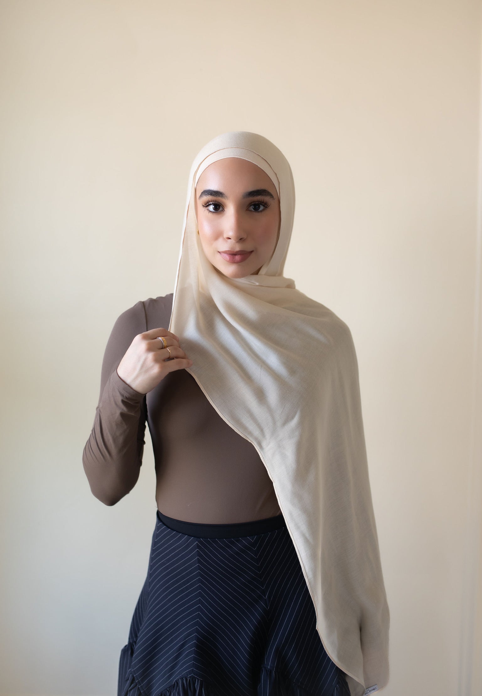 Vanilla Modal Hijab Set